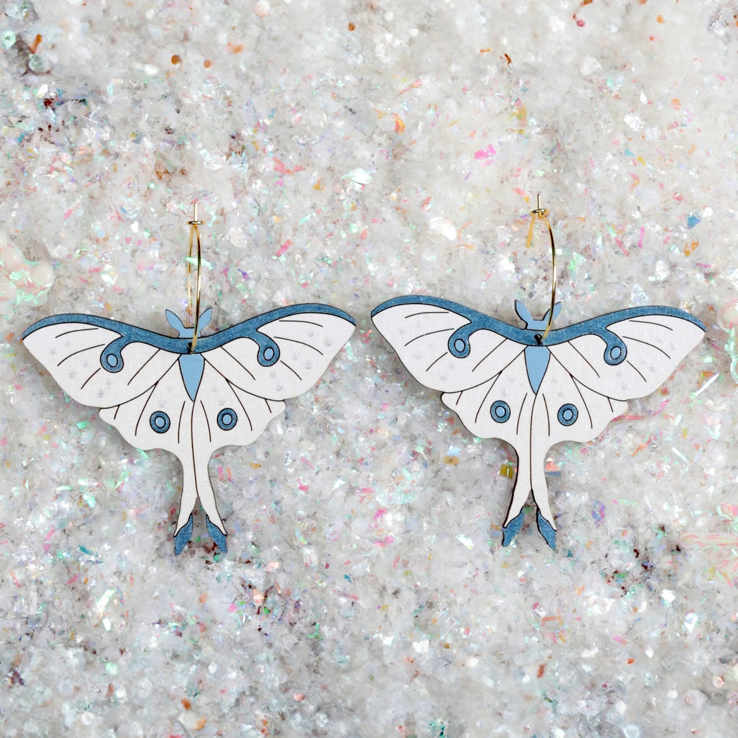 Arctic Moth Hoops