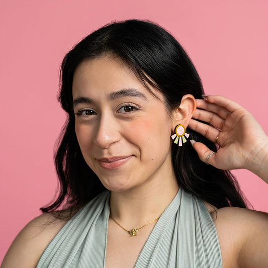 Art Deco Pastel Studs