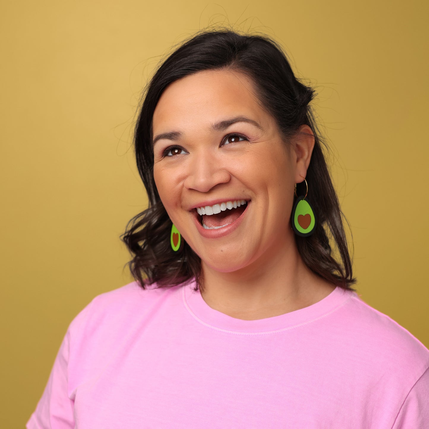 Avocado Heart Hoops