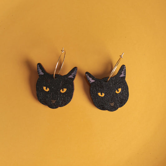 Black Cat Hoops