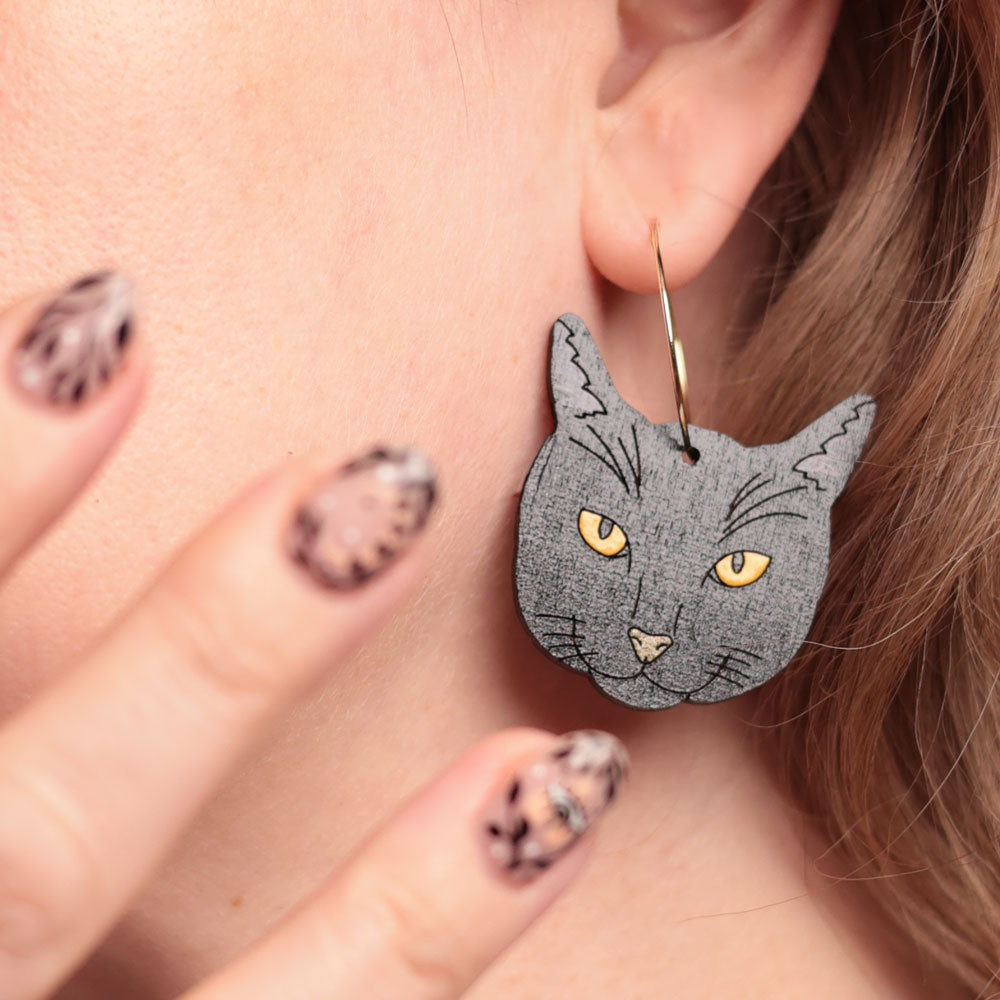 Black Cat Hoops