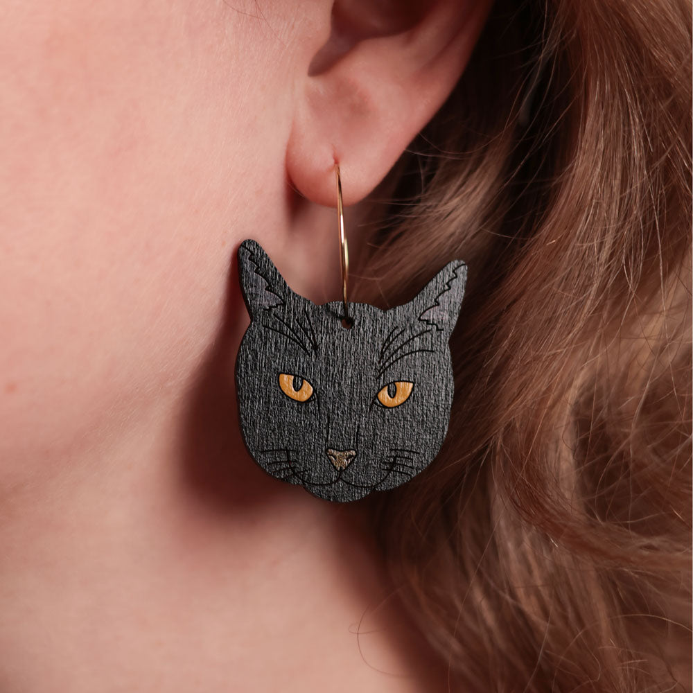 Black Cat Hoops