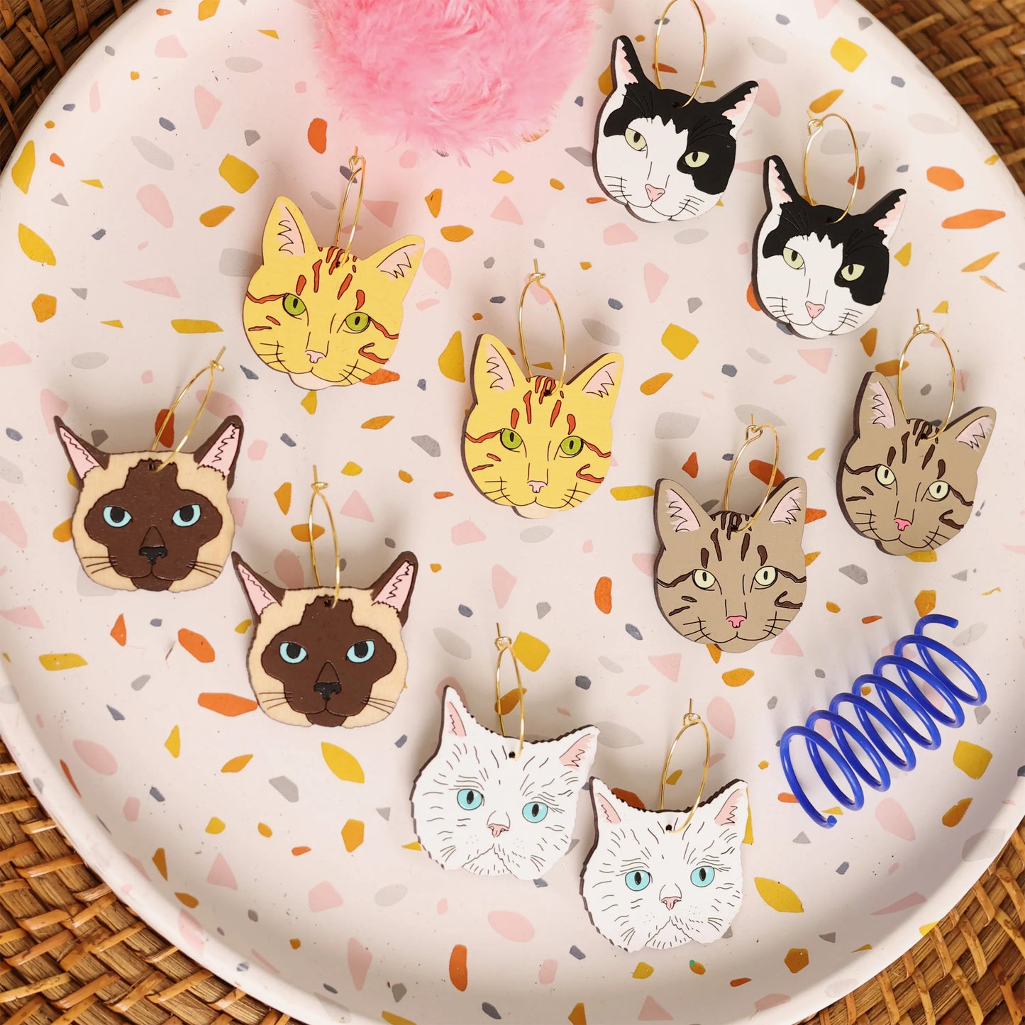 TNR Orange Tabby Hoops