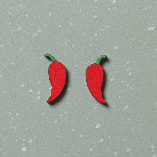 Chili Pepper Studs