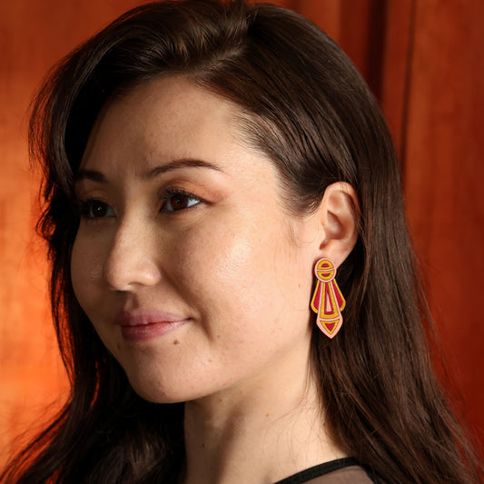 Opera Statement Studs