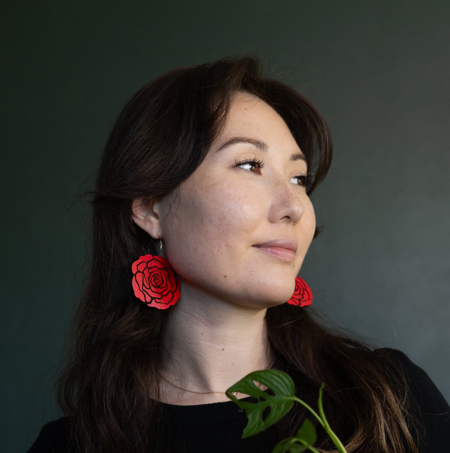 Giant Red Rose Hoops