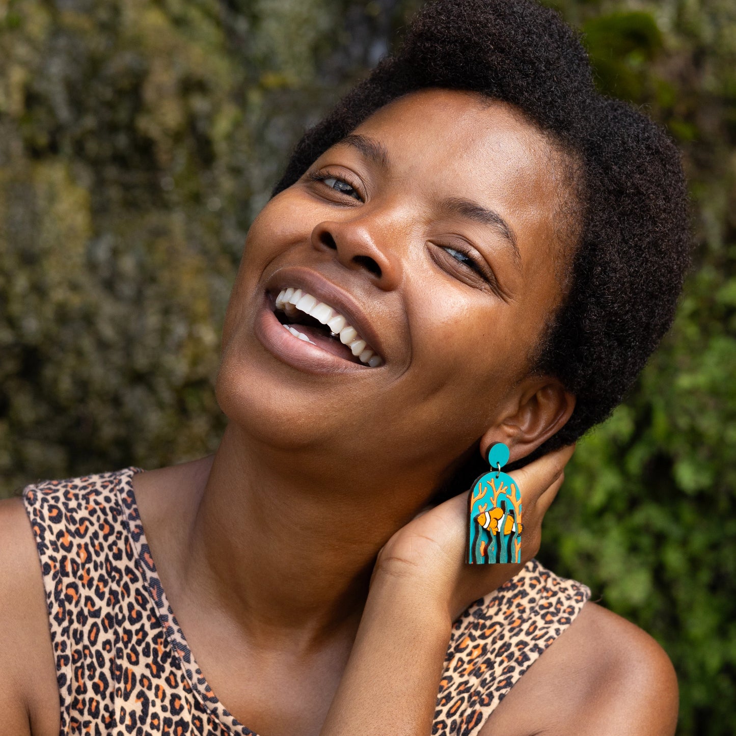 Clownfish Statement Earrings