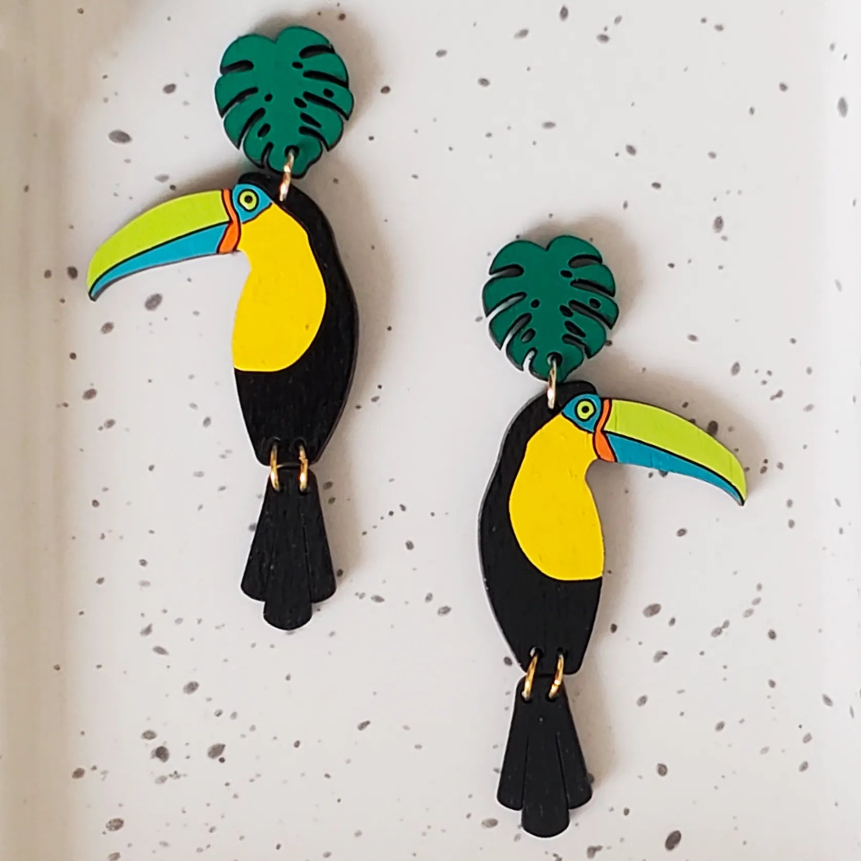 Toucan earrings 2025