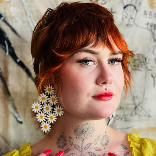 Daisy Chain Statement Earrings