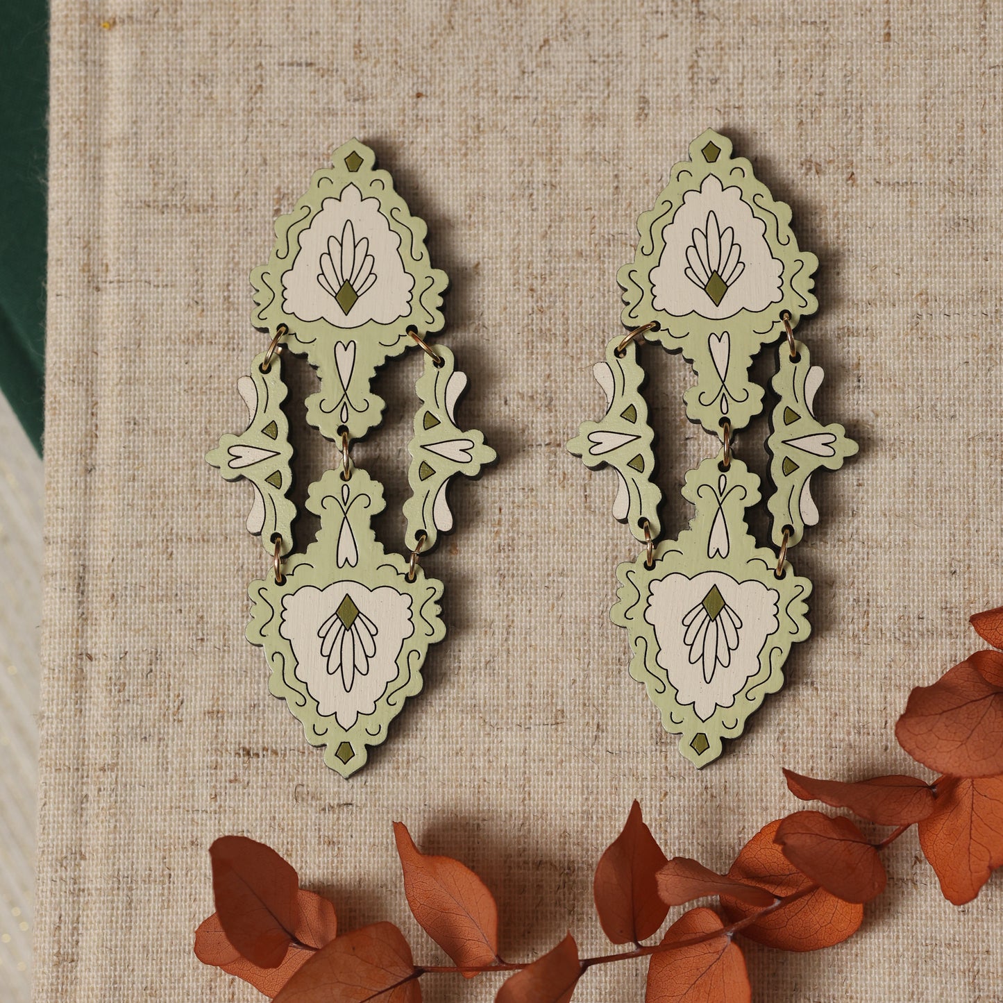Eloise Statement Lace Earrings