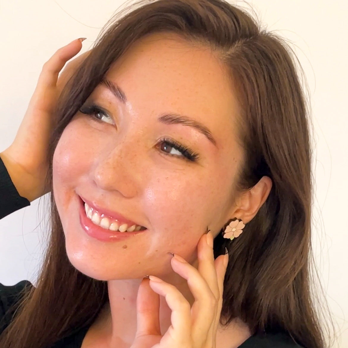 Lucille Floral Studs