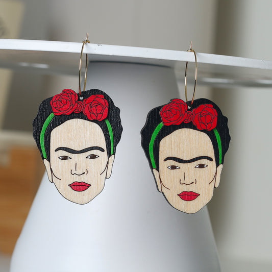 Mexican Artist Hoop Earrings