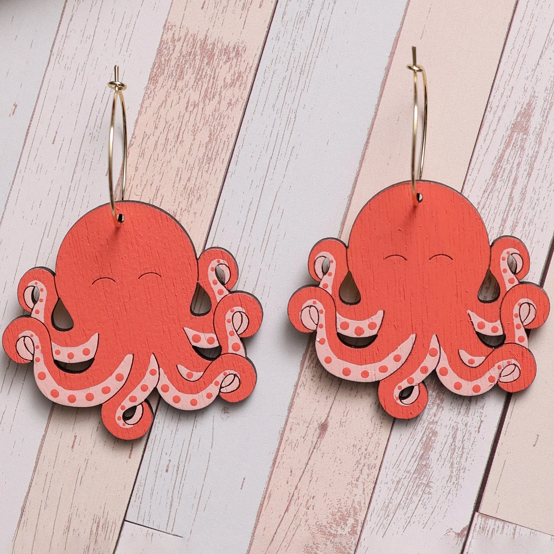 Octopus Hoop Earrings LE CHIC MIAMI