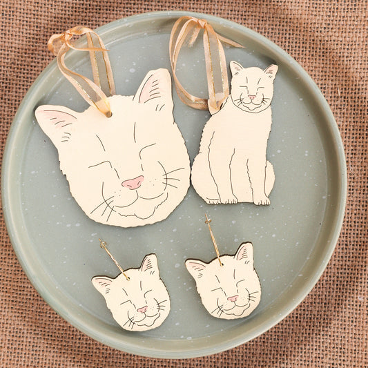 Sad Boy Head Ornament