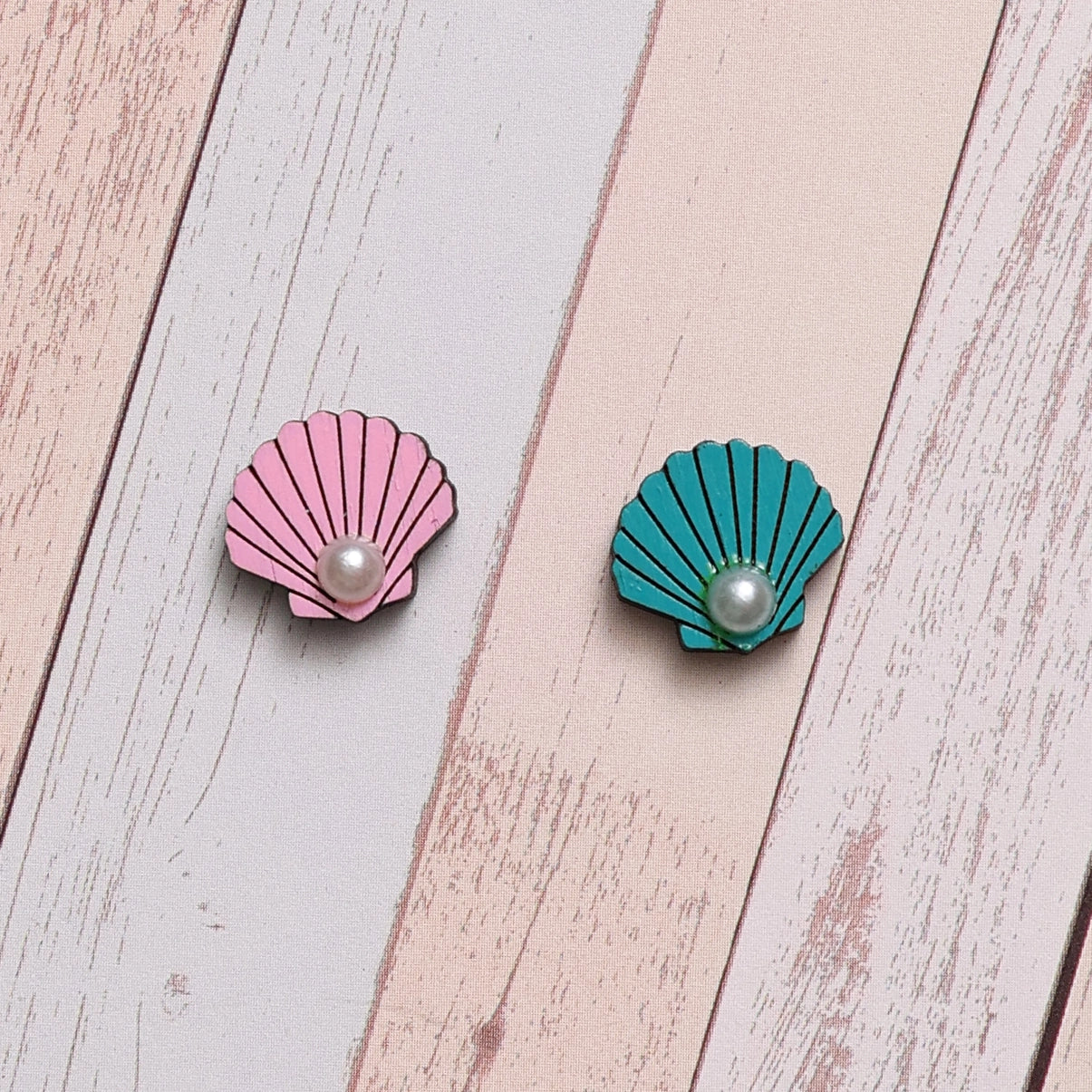 Seashell Studs