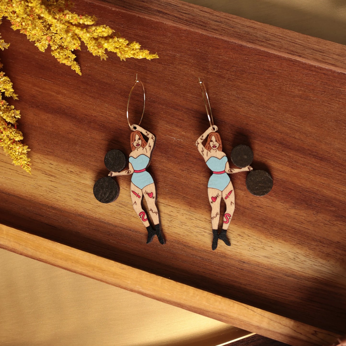 Strongwoman Hoops - Blue