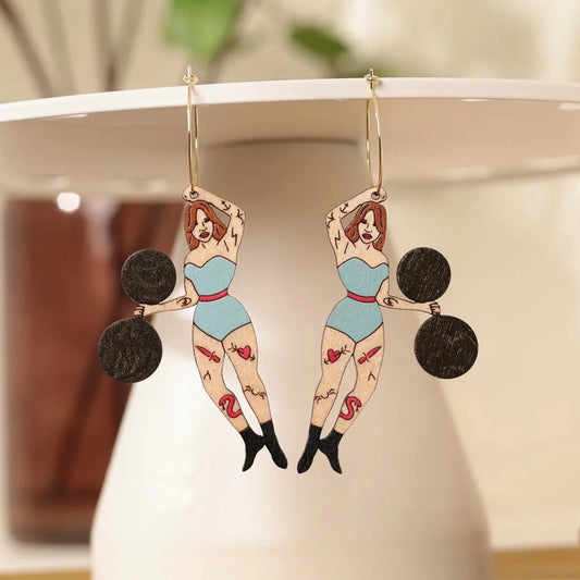 Strongwoman Hoops - Blue