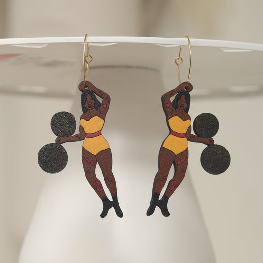 Strongwoman Hoops - Yellow