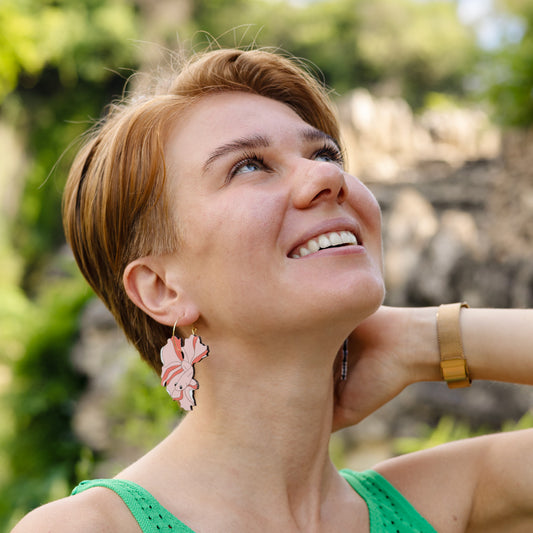 Betta Fish Hoops - Pink