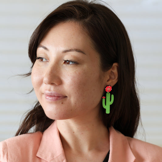 Saguaro Cactus Earrings