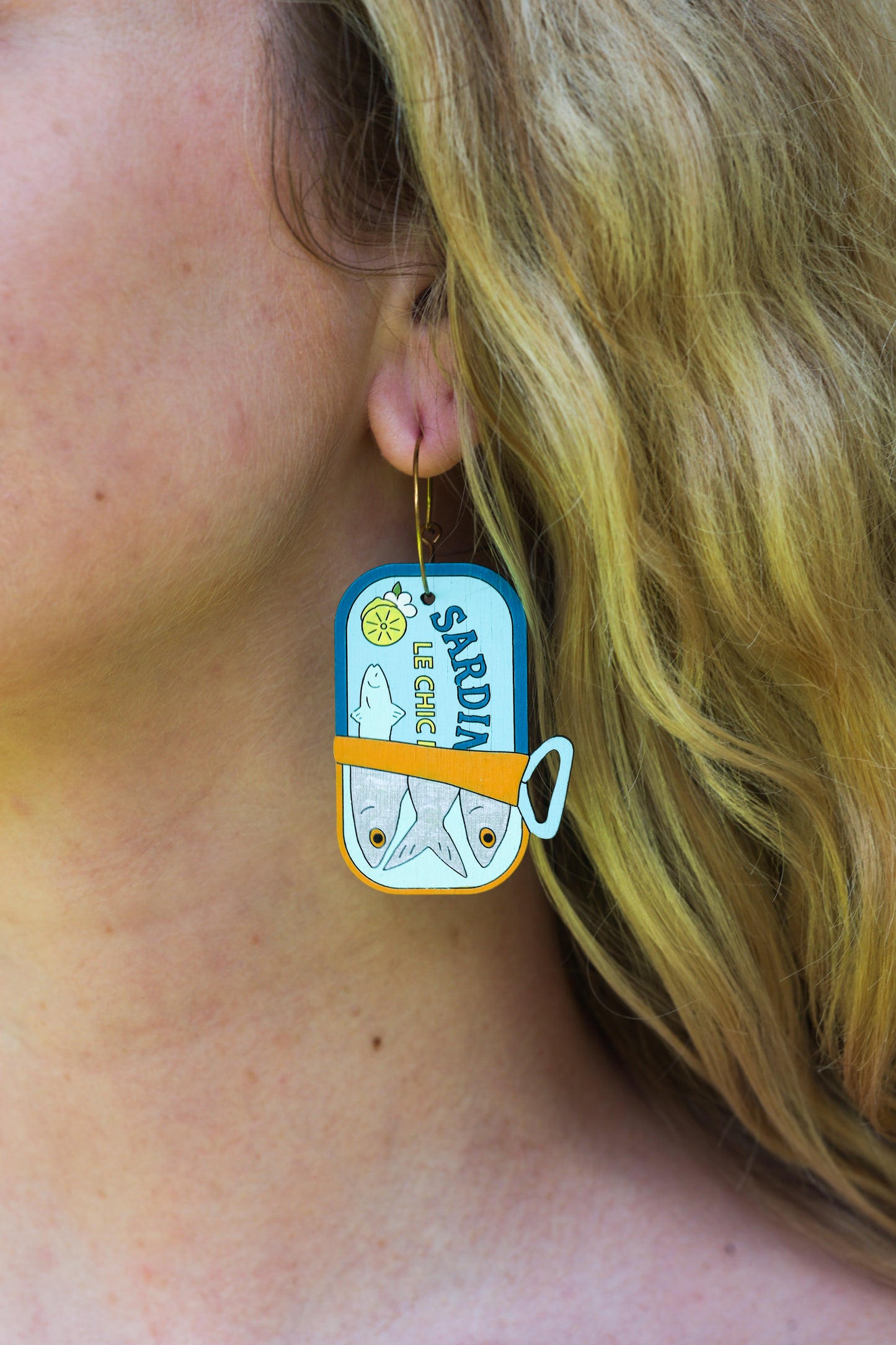 Sardine Tin Hoops