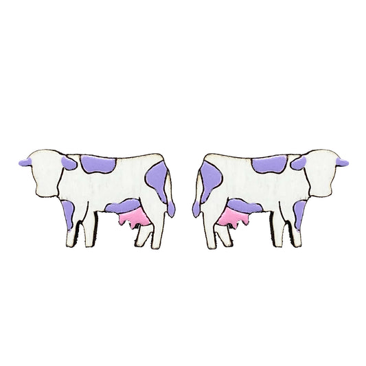 Cow Studs - 2 Colors Available