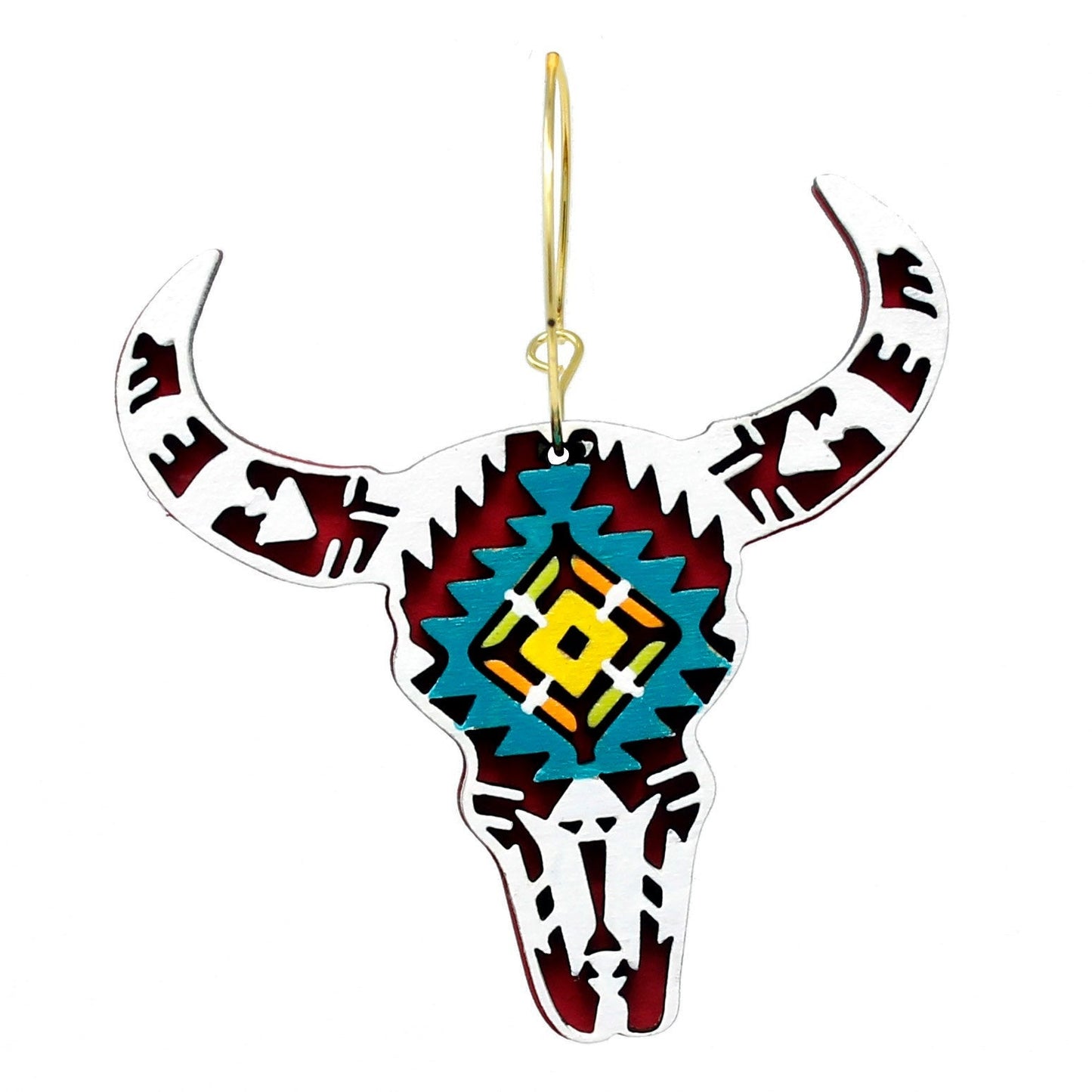 Cow Skull Hoops