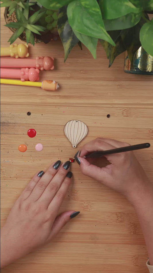 Hot Air Balloon Earrings