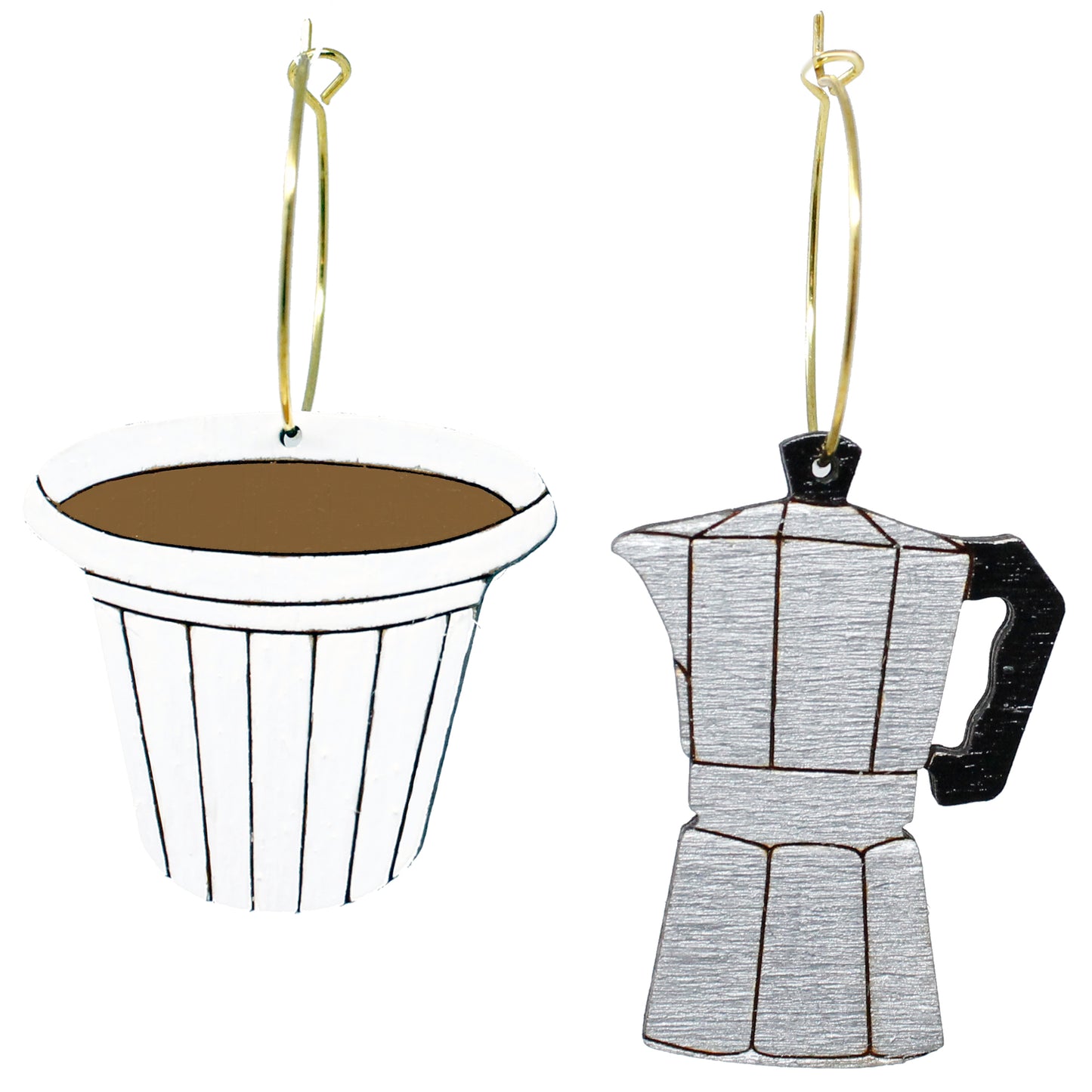 Cafecito, Cafecito Hoops Earrings