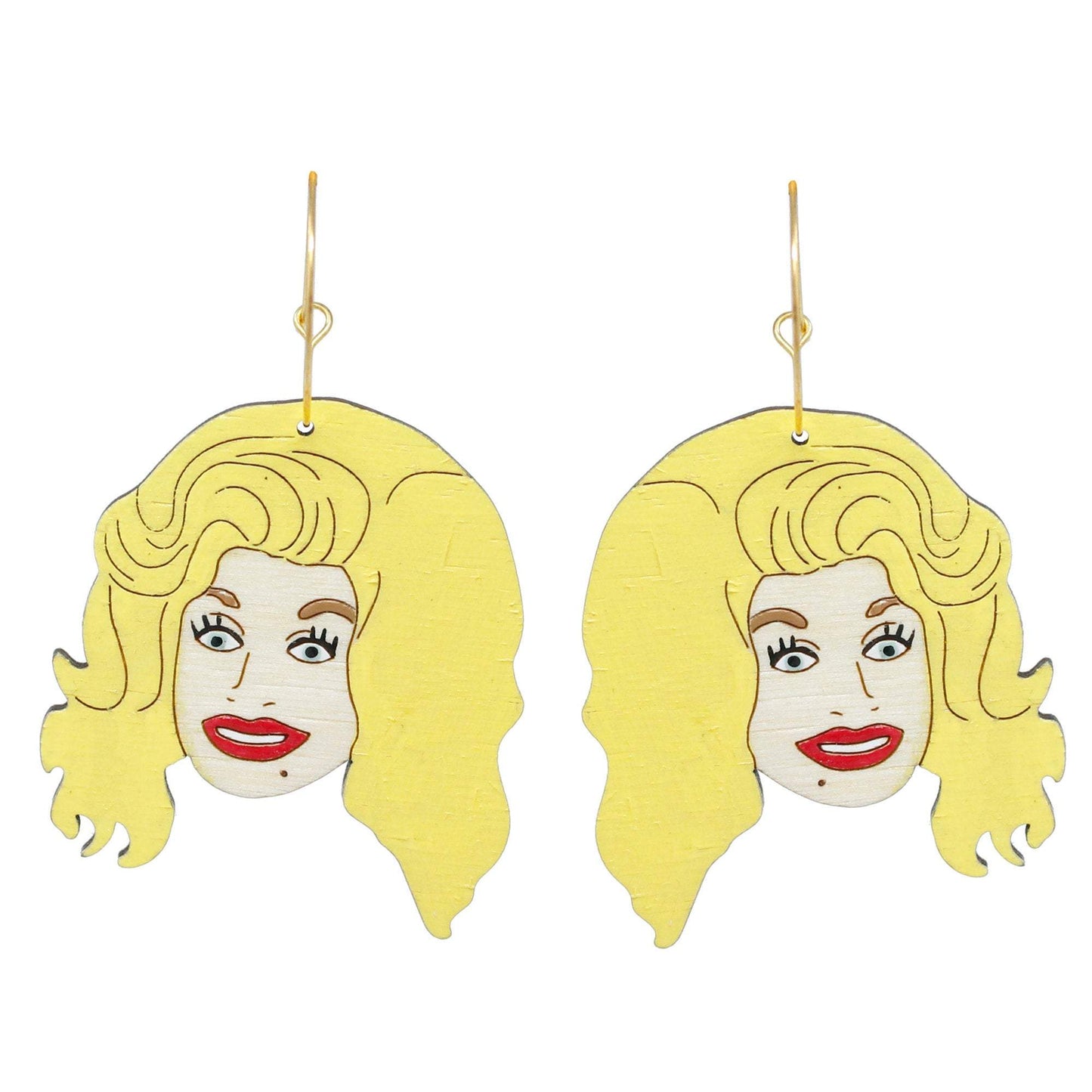 Country Singer Hoop Earrings