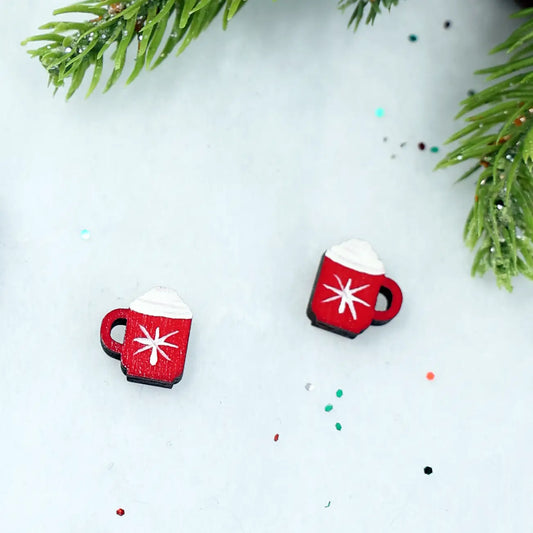 Hot Cocoa Holiday Studs