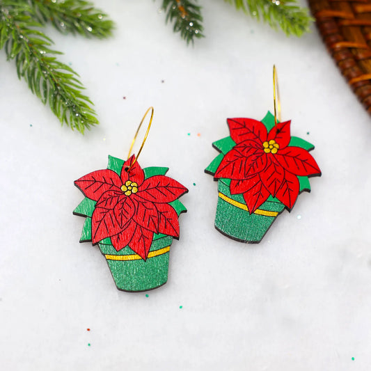 Poinsettia Pot Hoops