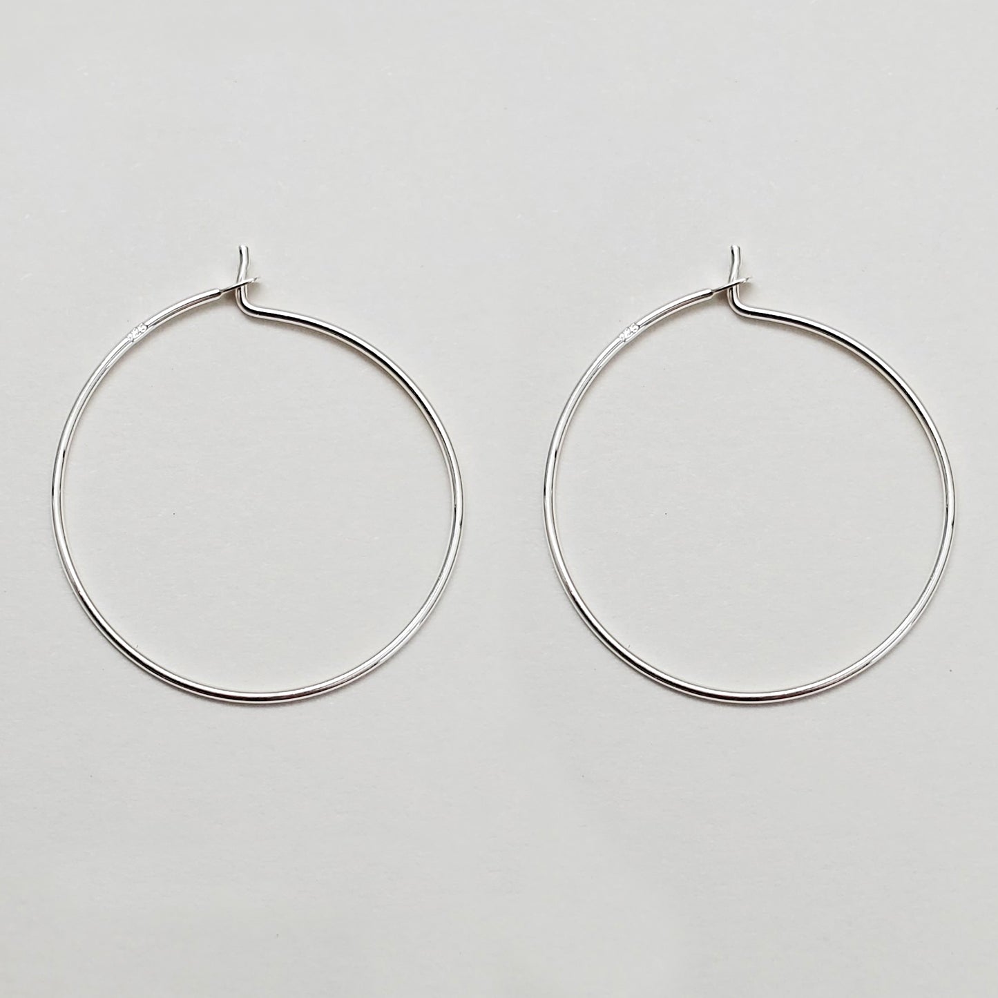 925 Sterling Silver Hoops