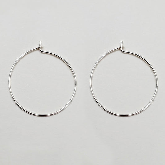 925 Sterling Silver Hoops