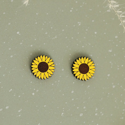 Sunflower Stud Earrings