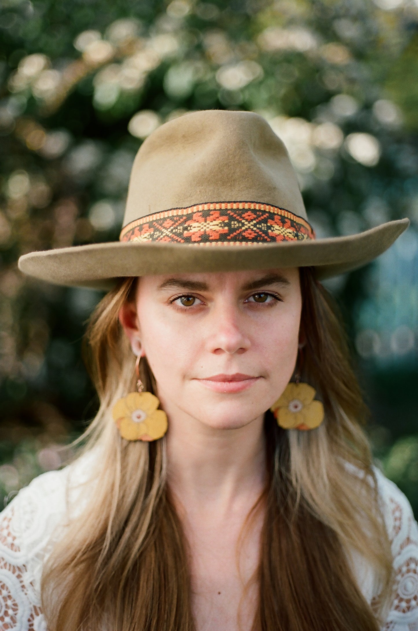Yellow Poppy Earrings