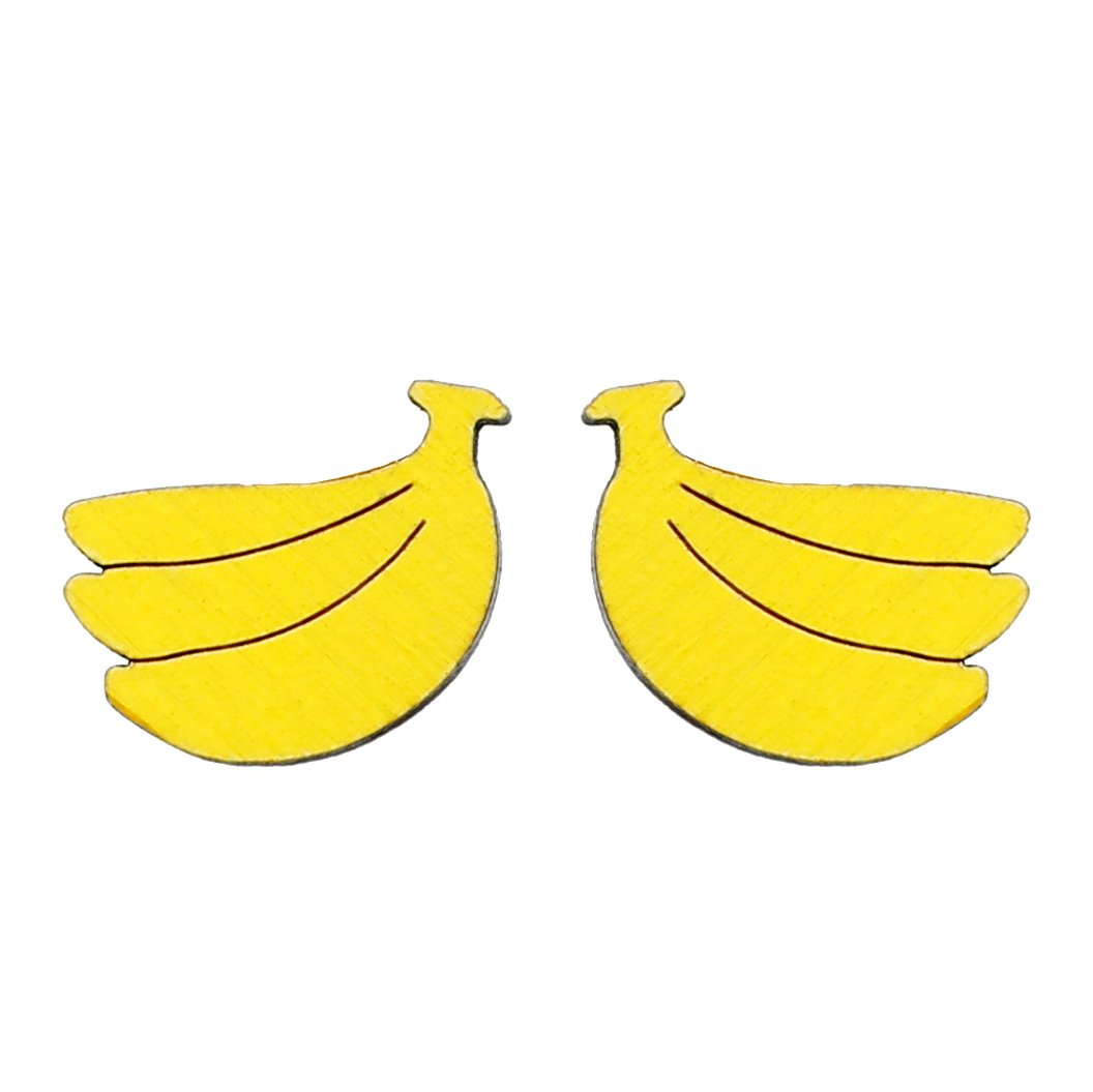 banana earrings