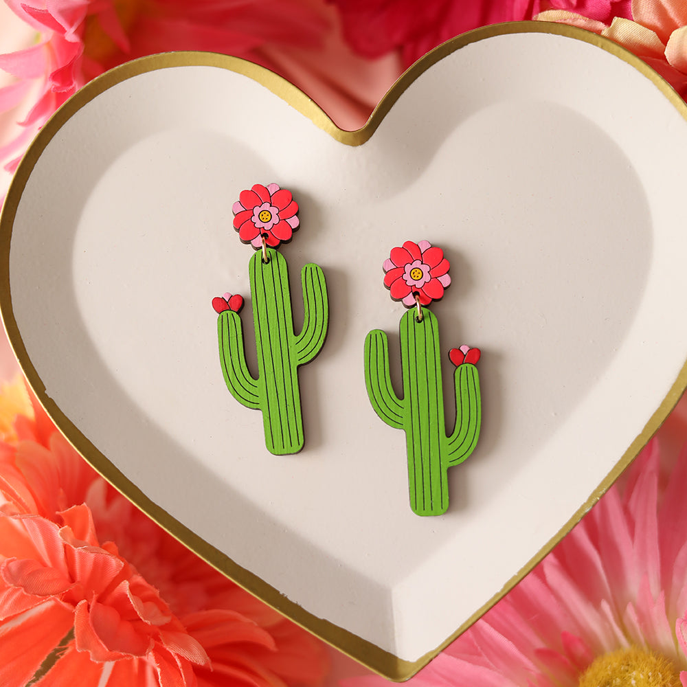 Saguaro hot sale cactus earrings