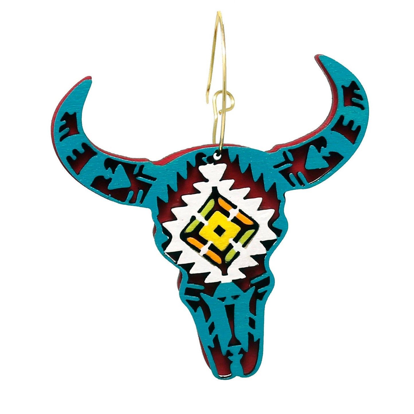 Cow Skull Hoops