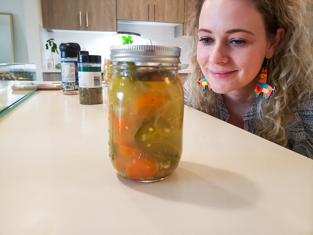 Mexican Style Pickled Jalapeños and Carrots