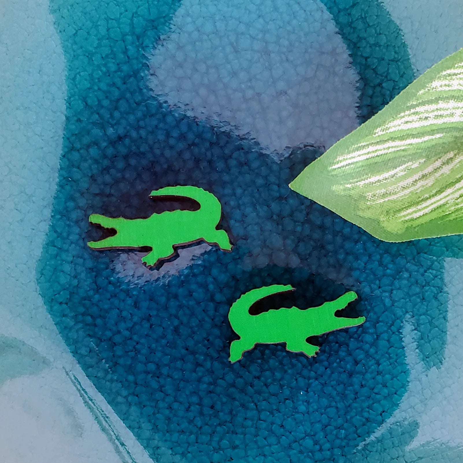Alligator Stud Earrings