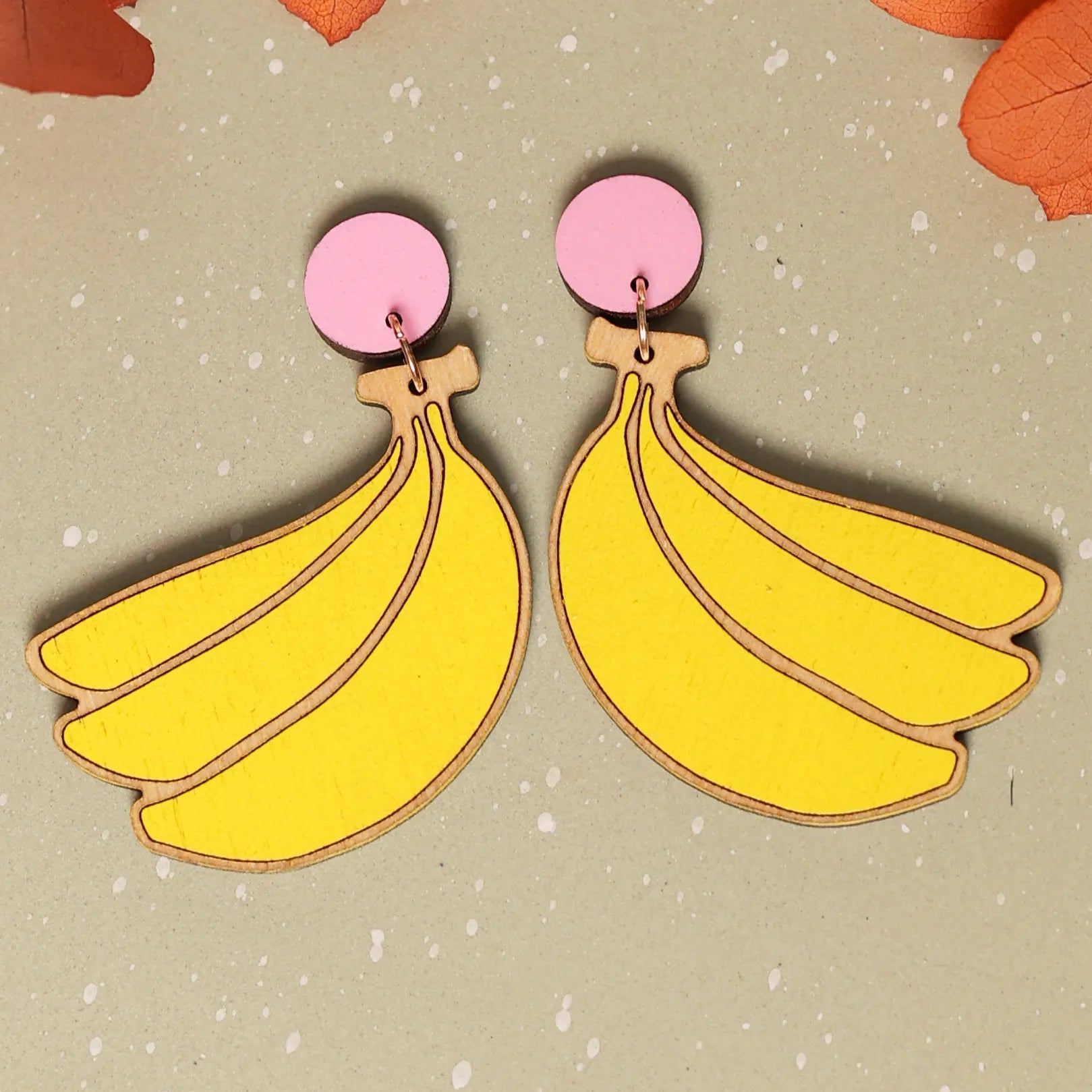 Banana Dangle Earrings