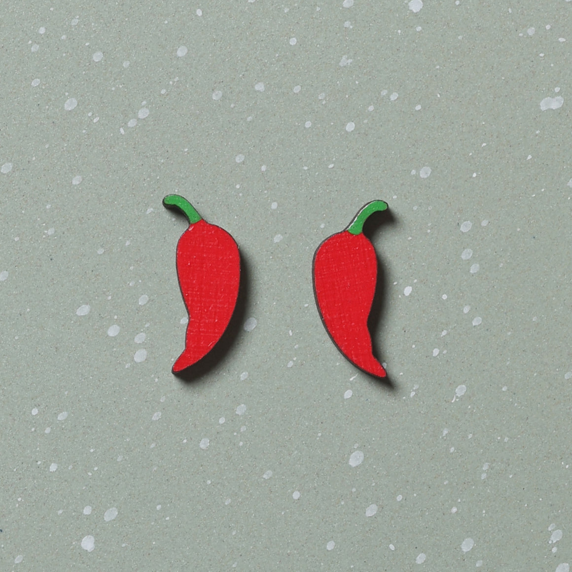 Chili Pepper Stud Earrings