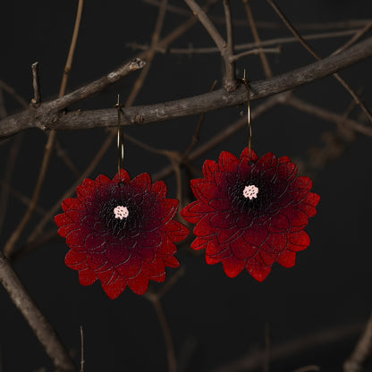 Black Dahlia Hoops