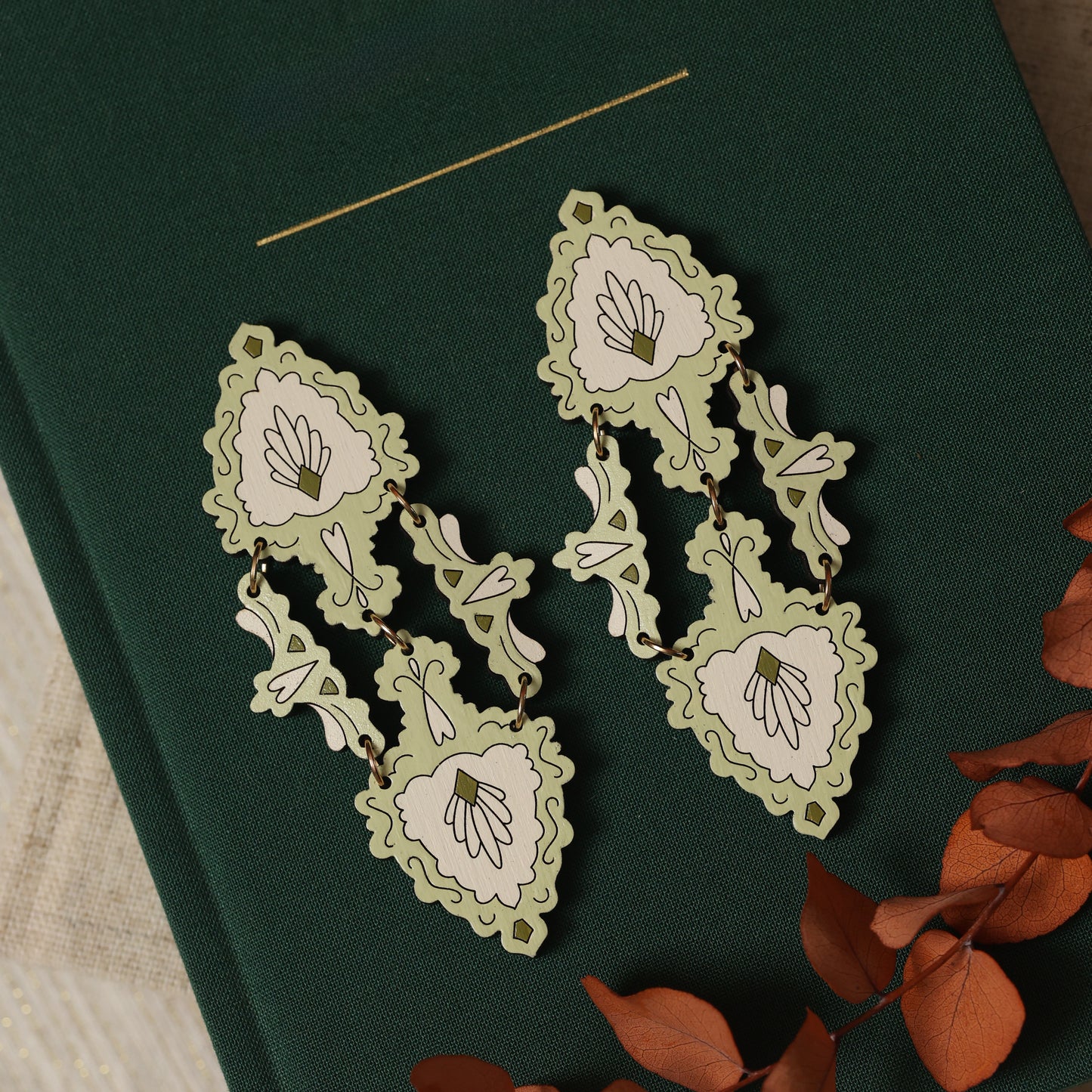 Eloise Statement Lace Earrings