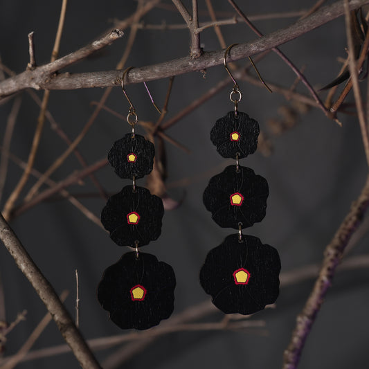 Hollyhocks Dangles