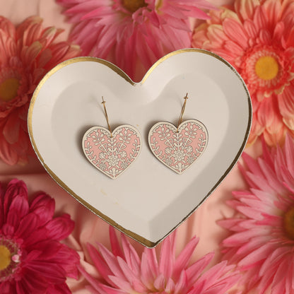 Doily Heart Hoops