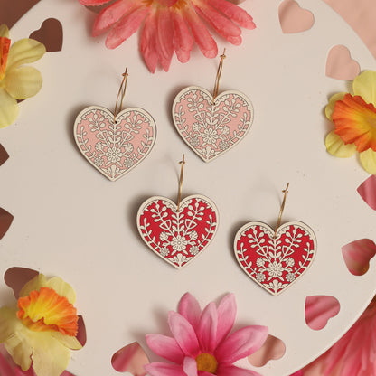 Doily Heart Hoops