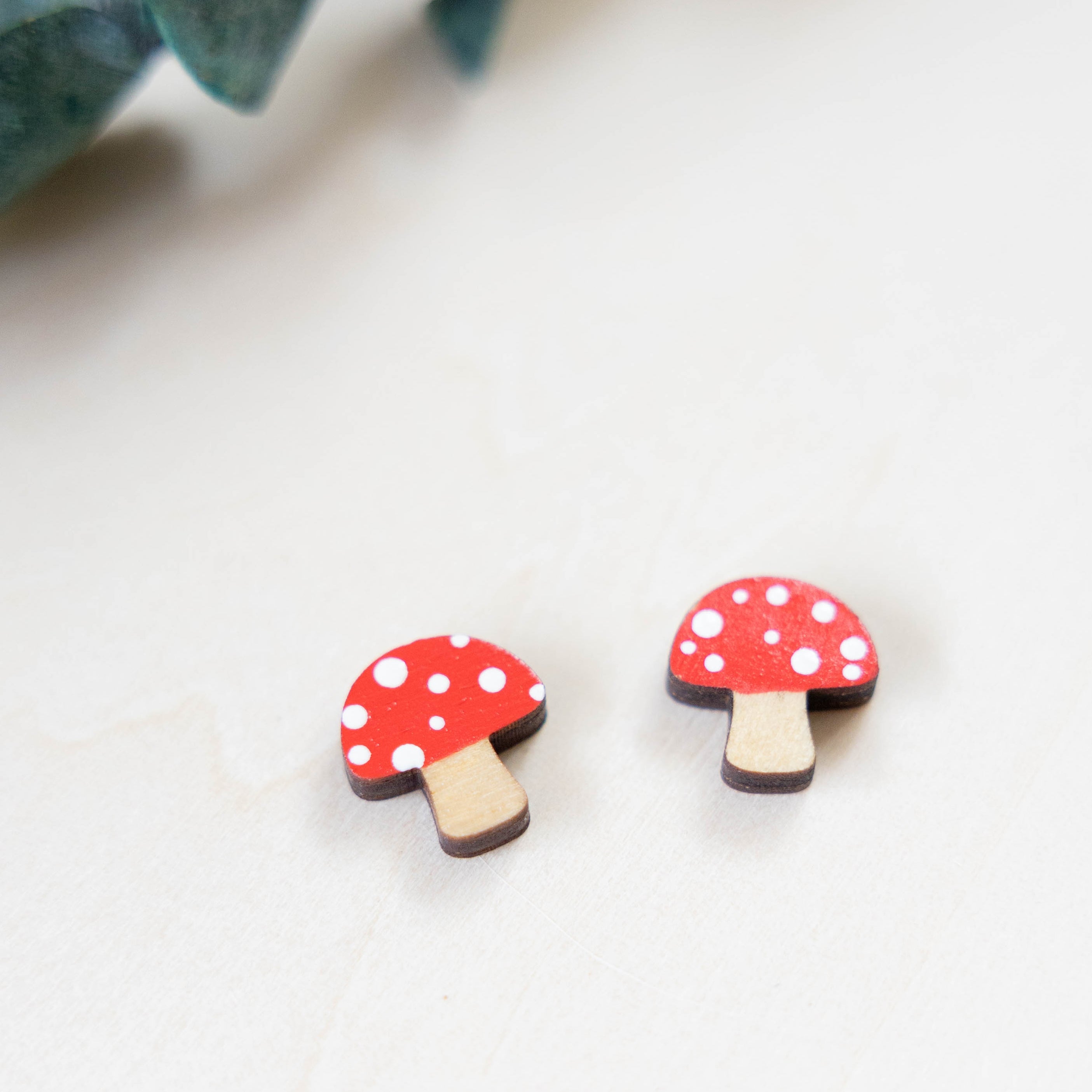 Mushroom Stud Earrings – LE CHIC MIAMI