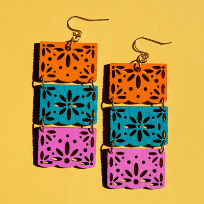 Papel Picado Earrings